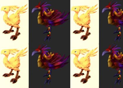 The new bloodelf mount is,,,,, A chocobo??!
