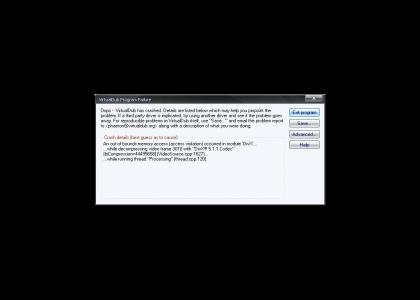 VirtualDub Fails At Life
