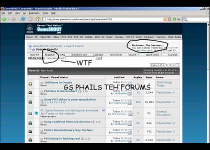 Gameshout phails teh forum