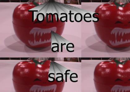 Tomatoes are safe