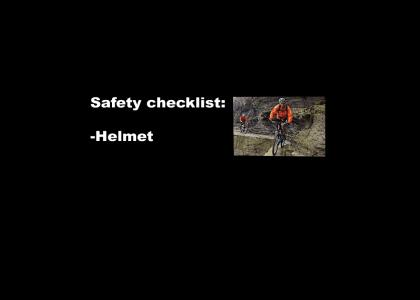 Safety checklist...