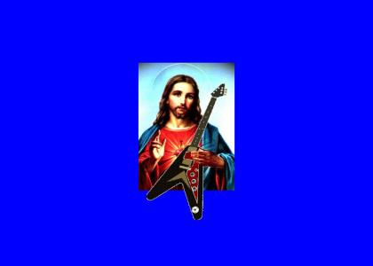Jesus loves metal (BETTER MS-PAINT JOB)