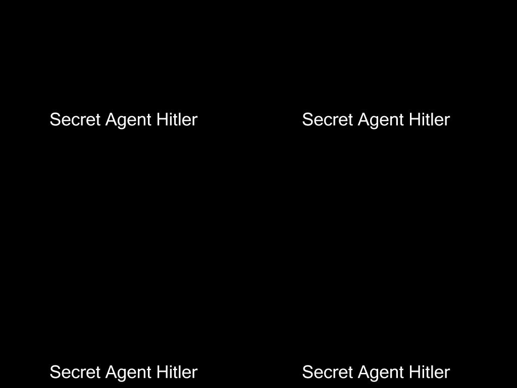 SecretAgentHitler