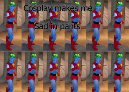 Captin Planet Cosplay is gay =(