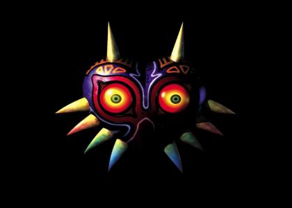 Majora's Mask Stares into your soul.