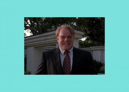 Philip Seymour Hoffman is easily entertained