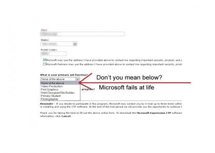 Microsoft CTP service fails at life