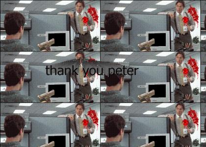 Peter ends Lumbergh