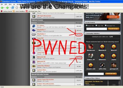 Wii Beat the PS3 Forums!