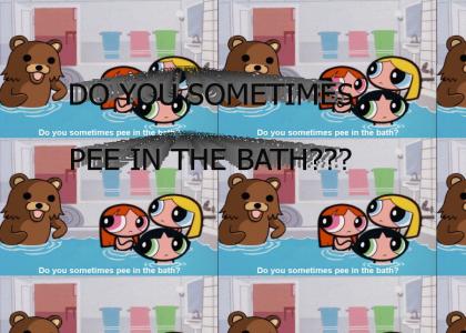Pedo Bear Bath