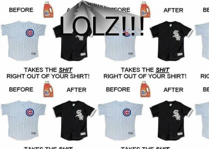 The Cubs vs Sox in clothes