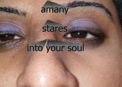 Amany Stares Into Soul