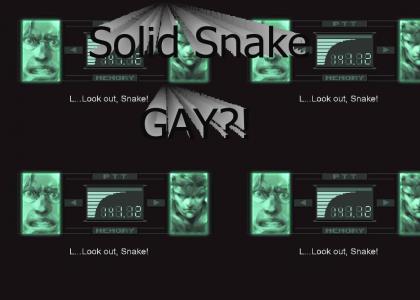 Solid Snake...coming out of the closet?
