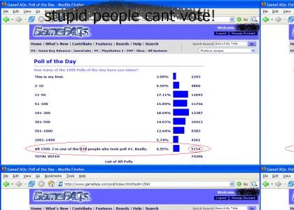 stupid gfaqs poll