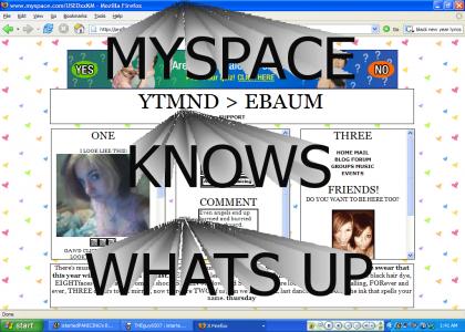 MYSPACE SUPPORTS YOU