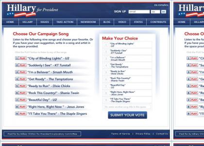 Hillary Clinton needs a New Campain Song For Her Run for President!