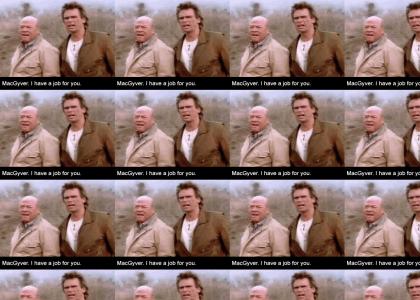 Macgyver kills Chris Farley!