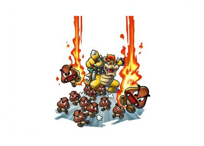 GOOMBAS FROM THE FUCKING SKY ON FIRE