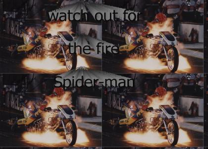Spider-mans motorcycle