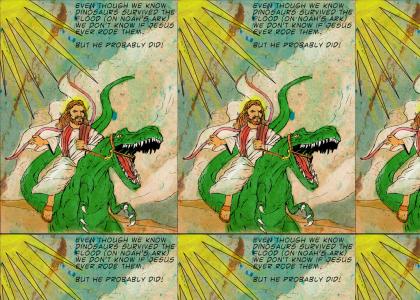 Jesus Raptor Ridin'