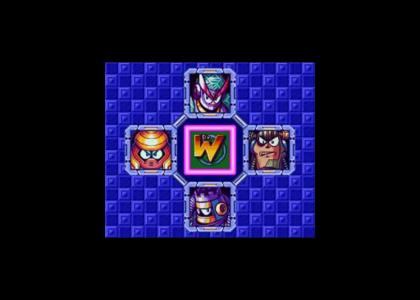 MEGA MAN 7- ROBOT MASTER SCREEN