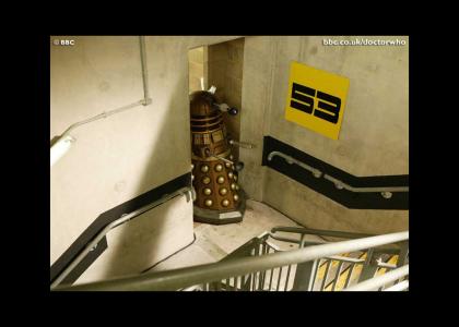 stairs confuse the daleks