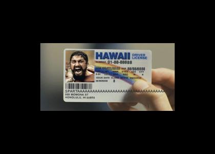 King Leonidas's New Drivers' License