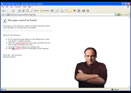 Tony Soprano F*cking hates the internet!