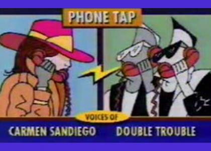 Sometimes...it's better not to Tap Carmen Sandiego's phone