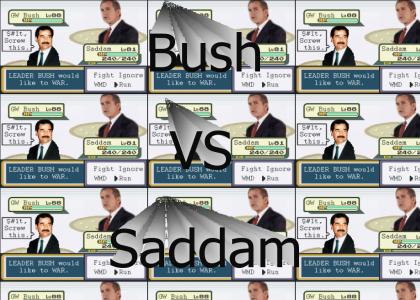 GW Bush vs Saddam