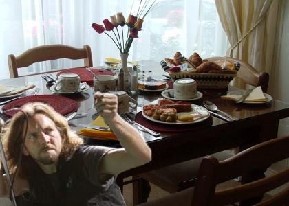 Eddie Vedder's Breakfast Table