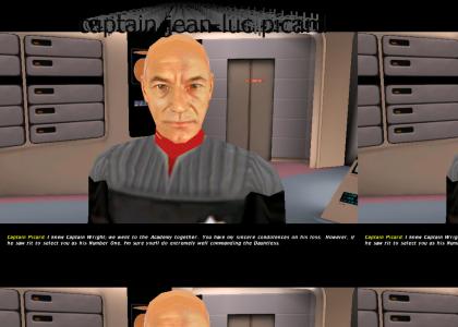Captain Jean-Luc Picard VIDEO GAME STYLE!
