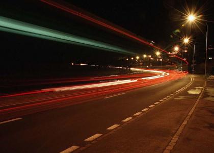 Night Loner On the Freeway