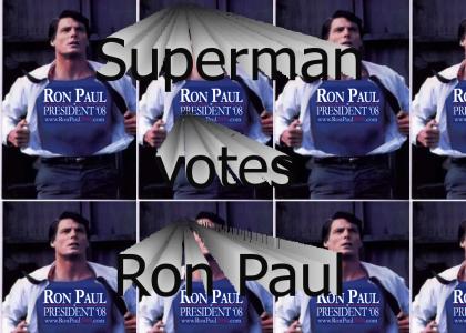 Superman Votes for Ron Paul