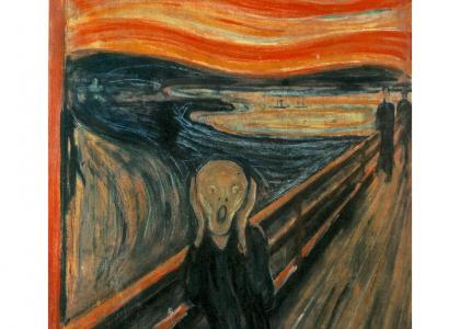 The Scream Stares into your mouse (rightys only)