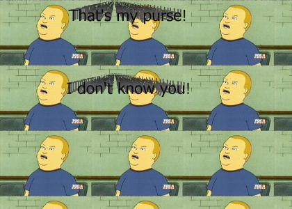That's my purse! I don't know you!