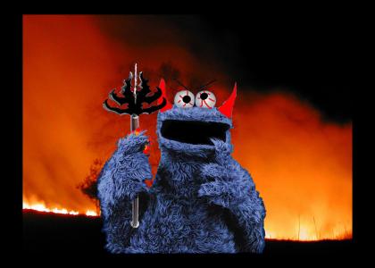 Cookie Monster gets Angry