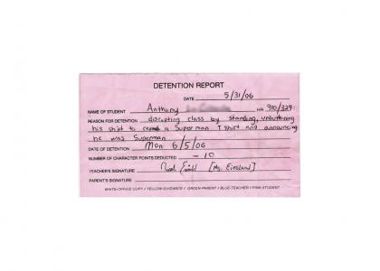 The Most Epic Detention EVER