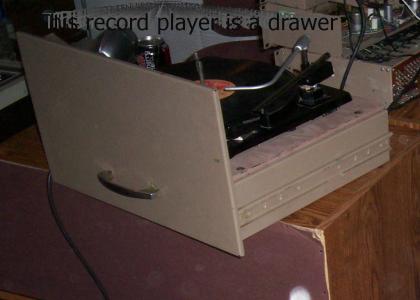 wierd record player