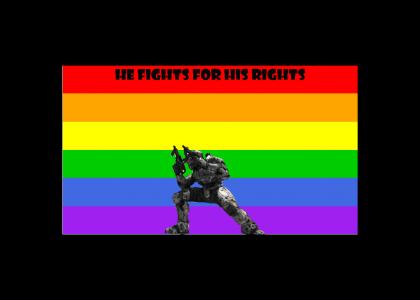 Masterchief fights for Gayrights