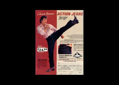 Chuck Norris Action Jeans! Only 24.99!