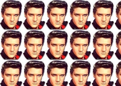Elvis sees you (stares into your soul)