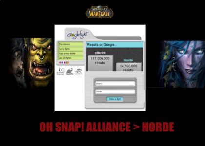 Alliance > Horde (now with 90% less Typos)
