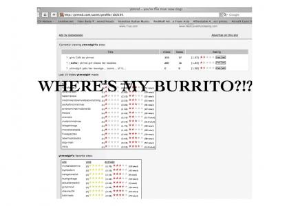 WHERE'S MY BURRITO BITCH!?!?!?!?