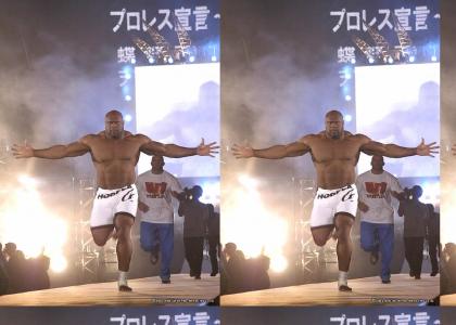 Bob Sapp summons a fire spirit