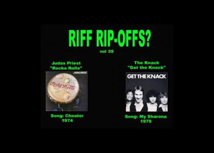 Riff Rip-Offs Vol 39 (Judas Priest v. The Knack)