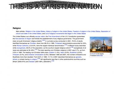 This Is A Christian Nation