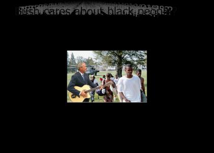 Bush loves black people?