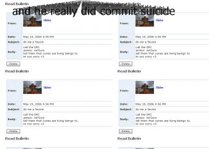 Slider myspace suicide