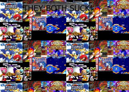 What do Sonic heroes and Sonic Labyrinth have in common?
